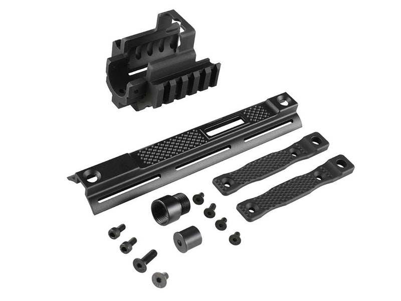 [Airsoft Artisan] PMM Style Scar Front set Kit [For Toyko Marui SCAR EBB series][BLK]