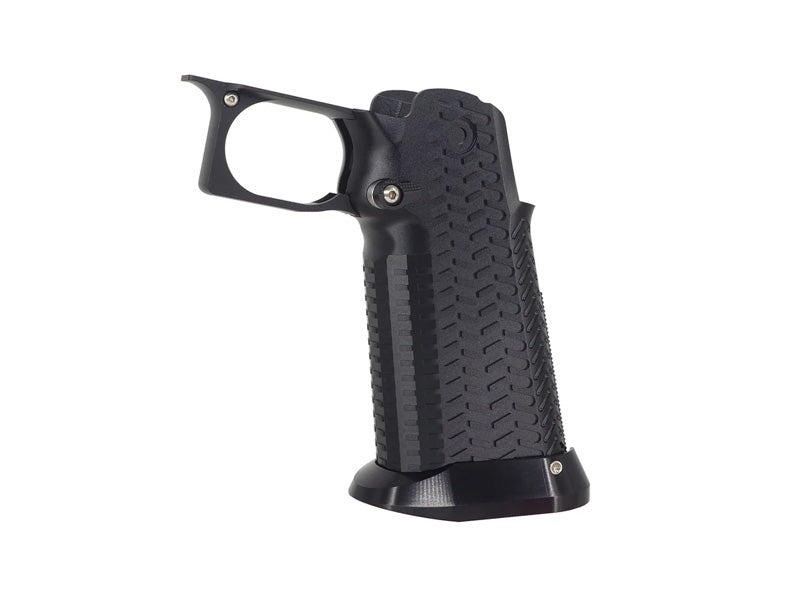 [5KU] CNC Aluminum Grip Type.5 [For Marui Hi-Capa GBB Airsoft Series][BLK]