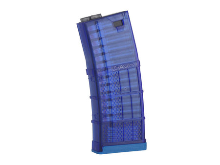 [CYMA] EMG 180 Rds Lancer L5AWM .5.56 Magazine [For M4 AEG Series][BLU]