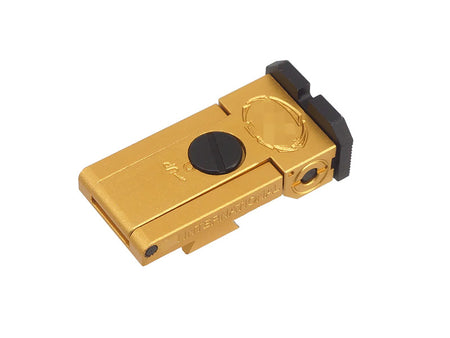 [5KU] Aluminum STI Style Rear Sight [For Marui Hi-Capa GBB Airsoft Series][GLD]