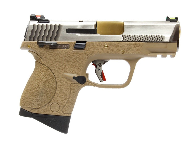 [WE-Tech] SMALL BIRD T7A GBB Pistol [SV/GD/TAN][AUTO]