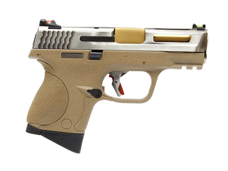 [WE-Tech] SMALL BIRD T7B GBB Pistol [SV/GD/TAN]