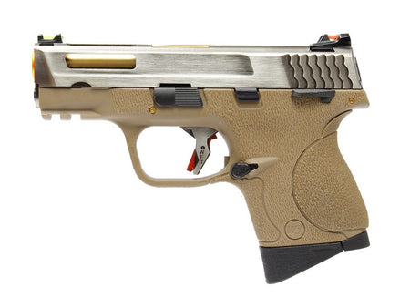 [WE-Tech] SMALL BIRD T7B GBB Pistol [SV/GD/TAN][AUTO]