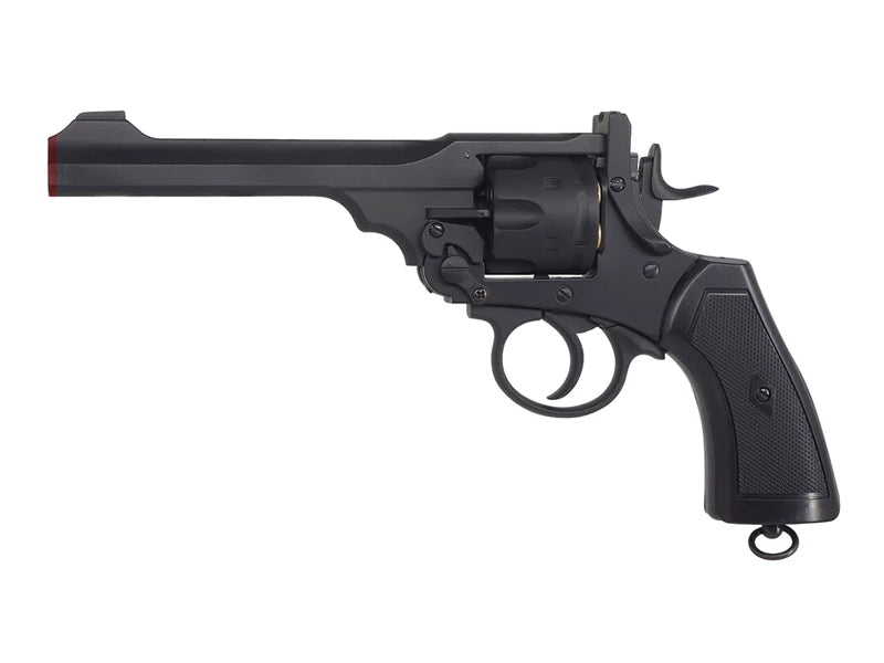 [WELL] Webley MKVI 1915 CO2 Airsoft Revolver[6inch][BLK]