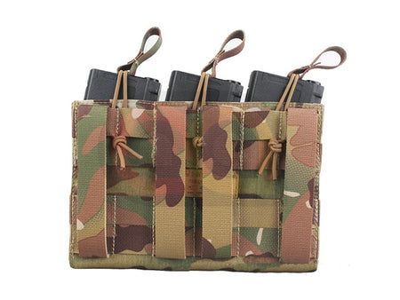 [Emerson][EM6363] Tactical 5.56 &amp; Pistol Triple Magazine Pouch [Multicam]