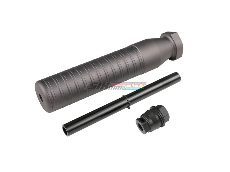 [Airsoft Artisan] MCX 762Ti Style QD Silencer with Taper-Lok Muzzle Brake