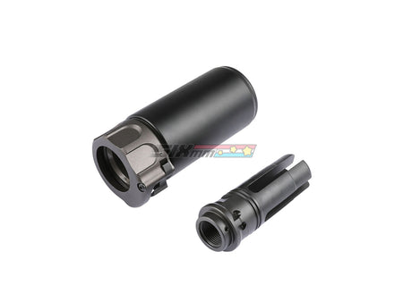 [Airsoft Artisan] SF Type Warden Blast Diffuser/4-Prong Flash Hider Set [BLK]