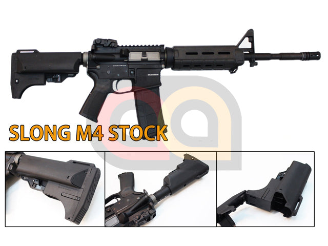 [SLONG] Retractable Magazine Butt Stock[Pink]