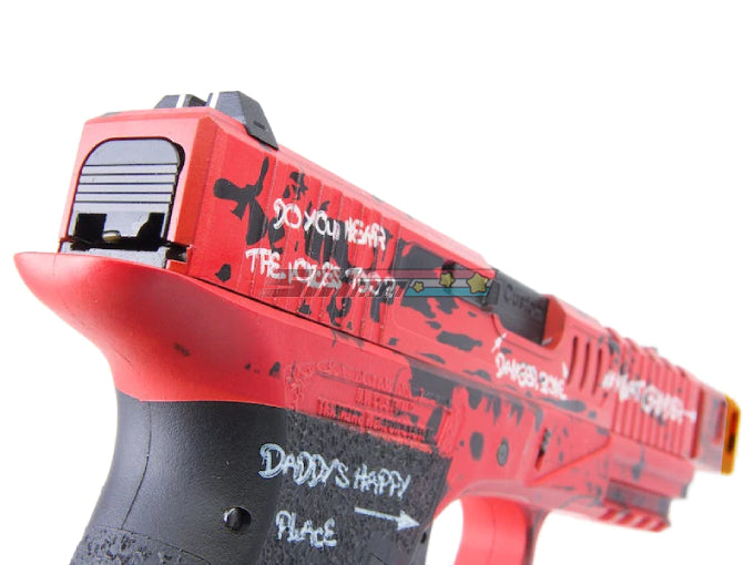 AW Custom] Deadpool 17 GBB Pistol[Red] – SIXmm (6mm)