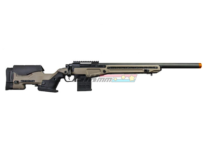 Action Army] AAC T10 Bolt Action Sniper Rifle[FDE] – SIXmm (6mm)