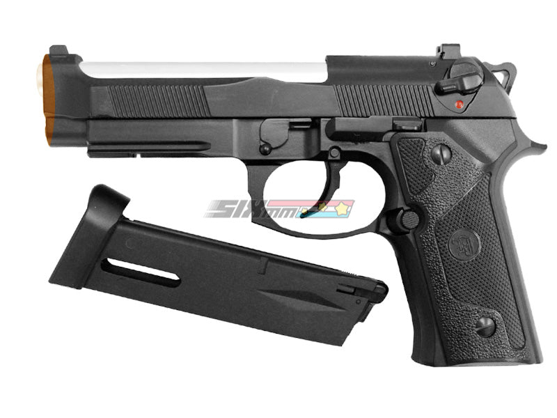 KJWorks - Pistolet M9 - 25Bbs - Gaz - Full métal - Noir - Elite