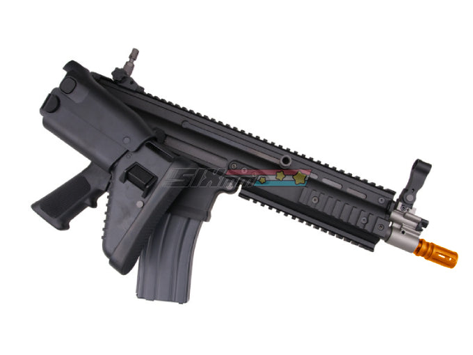 WE-Tech] Cyber Gun SCAR-L CQB GBB Rifle [Open Bolt] [BLK] – SIXmm (6mm)