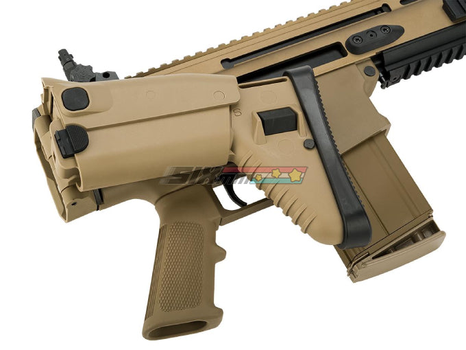 WE-Tech] FN Herstal SCAR-H CQC GBB Airsoft Gun[Licensed[Tan