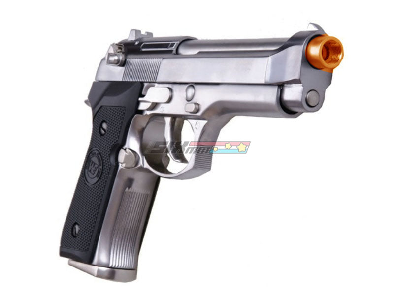 [WE-Tech] Full Metal M92F Airsoft GBB Pistol [Chrome Silver]