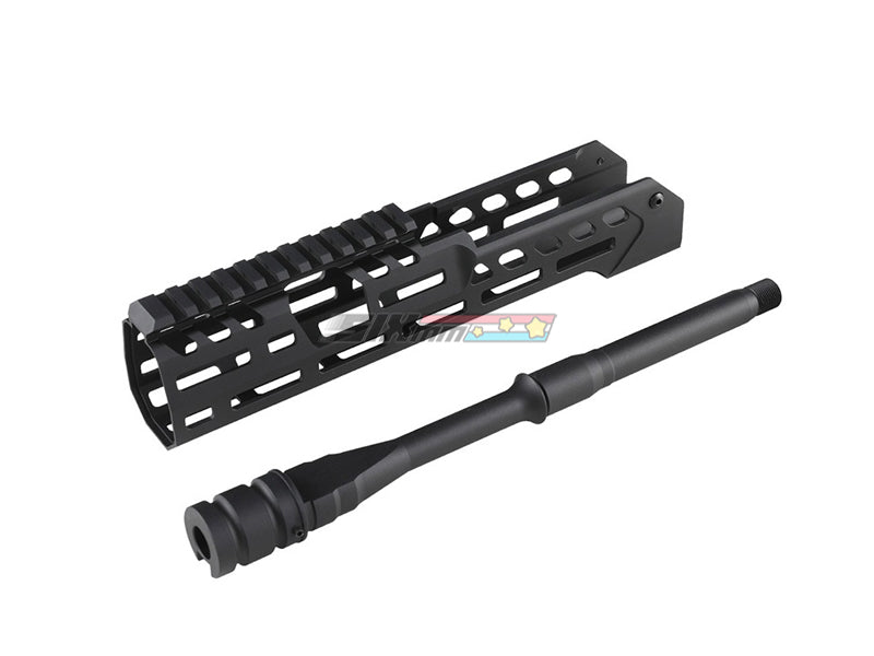 [Airsoft Artisan] Spear Type 10inch M-LOK Handguard Set [For SIG AIR MCX Virtus AEG][BLK]