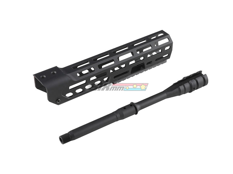 [Airsoft Artisan] Spear Type 10inch M-LOK Handguard Set [For SIG AIR MCX Virtus AEG][BLK]