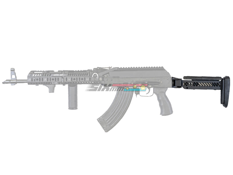 5KU] ZEN Style PT-5 Side Folding Stock[For GHK AK Fixed Stock Series] –  SIXmm (6mm)